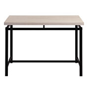 U_style counter height table with 4 chairs in beige/ black by La Spezia additional picture 10
