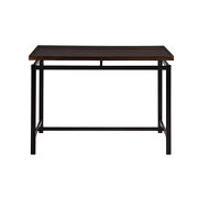 U_style counter height table with 4 chairs in espresso/ black by La Spezia additional picture 7