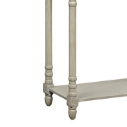 Antique gray console table with drawers and long shelf rectangular by La Spezia additional picture 7