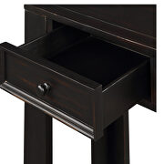 Black console table for entryway hallway sofa table by La Spezia additional picture 11