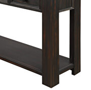 Black console table for entryway hallway sofa table by La Spezia additional picture 9