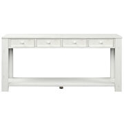 Antique white console table for entryway hallway sofa table by La Spezia additional picture 8