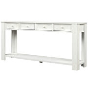 Antique white console table for entryway hallway sofa table by La Spezia additional picture 9