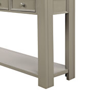 Khaki console table for entryway hallway sofa table by La Spezia additional picture 7