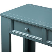 Dark blue wash console table for entryway hallway sofa table by La Spezia additional picture 10