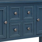Light navy cambridge series buffet sideboard console table with bottom shelf by La Spezia additional picture 12