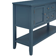 Light navy cambridge series buffet sideboard console table with bottom shelf by La Spezia additional picture 9