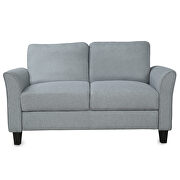 Gray fabric loveseat sofa by La Spezia additional picture 3