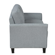 Gray fabric loveseat sofa by La Spezia additional picture 4