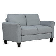 Gray fabric loveseat sofa by La Spezia additional picture 6