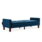 Sofa bed blue velvet fabric upholstery living room sofa by La Spezia additional picture 11