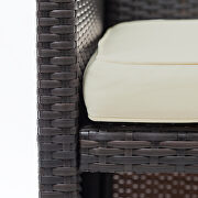 U-style 3 pcs outdoor rattan furniture sofa set with cushions by La Spezia additional picture 6