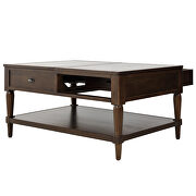 U_style brown wood  lift top coffee table by La Spezia additional picture 5