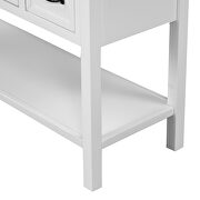 White pine ustyle modern console table sofa table by La Spezia additional picture 6
