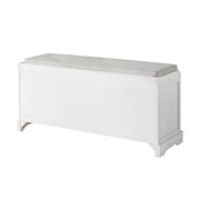 White wood storage bench with 3 drawers and 3 baskets by La Spezia additional picture 4