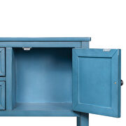 Navy cambridge series buffet sideboard console table with bottom shelf by La Spezia additional picture 13