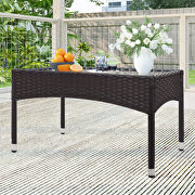Brown garden rattan patio furniture 4 piece set by La Spezia additional picture 14