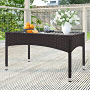 Brown garden rattan patio furniture 4 piece set by La Spezia additional picture 9