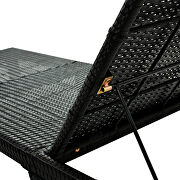 Patio furniture outdoor adjustable pe rattan wicker chaise lounge chair sunbed by La Spezia additional picture 8