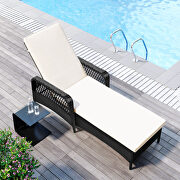 Outdoor patio pool pe rattan wicker chair wicker sun lounger by La Spezia additional picture 8