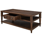 Brown u-style mordern coffee table by La Spezia additional picture 3
