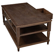 Brown u-style mordern coffee table by La Spezia additional picture 8