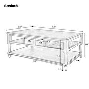 Gray u-style mordern coffee table by La Spezia additional picture 11