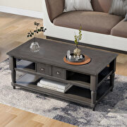 Gray u-style mordern coffee table by La Spezia additional picture 3