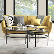 U_style crest nesting round 2 piece coffee table set by La Spezia additional picture 6