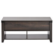 U_style walnut wood lift top coffee table by La Spezia additional picture 3