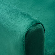 Modern green velvet sofa with pull-out sleeper bed by La Spezia additional picture 9