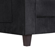 Black velvet morden style chair by La Spezia additional picture 8