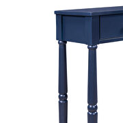 U_style solid navy wood console table by La Spezia additional picture 5