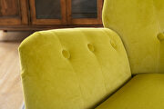 Avocado velvet wingback modern tufted accent chair by La Spezia additional picture 13