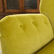 Avocado velvet wingback modern tufted accent chair by La Spezia additional picture 14