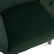 Green velvet wingback modern tufted accent chair by La Spezia additional picture 11