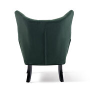 Green velvet wingback modern tufted accent chair by La Spezia additional picture 16
