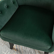 Green velvet wingback modern tufted accent chair by La Spezia additional picture 9