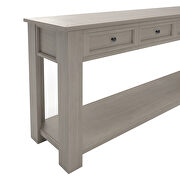 Gray wash console table for entryway hallway sofa table by La Spezia additional picture 7