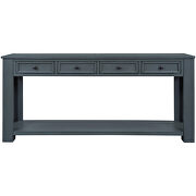 Navy console table for entryway hallway sofa table by La Spezia additional picture 2