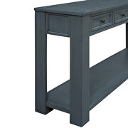 Navy console table for entryway hallway sofa table by La Spezia additional picture 11