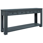 Navy console table for entryway hallway sofa table by La Spezia additional picture 4