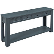 Navy console table for entryway hallway sofa table by La Spezia additional picture 5