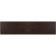 Espresso console table for entryway hallway sofa table by La Spezia additional picture 15