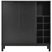 Black finish buffet with wine racks storage by La Spezia additional picture 6