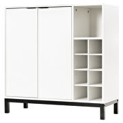 White finish buffet with wine racks storage by La Spezia additional picture 6