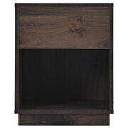 Midcentury modern nightstand in dark brown by La Spezia additional picture 3