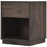 Midcentury modern nightstand in dark brown by La Spezia additional picture 10