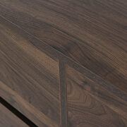 Midcentury modern 6 drawers dresser in dark brown by La Spezia additional picture 3