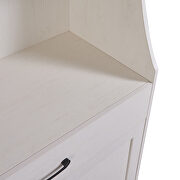 Onebody style storage buffet with doors and adjustable shelves in antique white by La Spezia additional picture 5